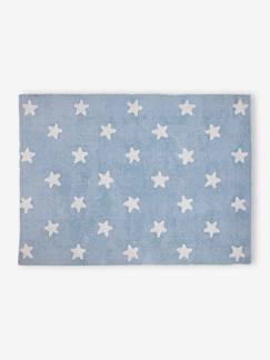 Têxtil-lar e Decoração-Decoração-Tapete retangular com estrelas, lavável, em algodão, da LORENA CANALS
