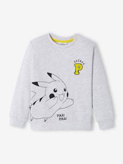 Menino 2-14 anos-Camisolas, casacos de malha, sweats-Sweatshirts-Sweat Pokémon®, para criança