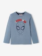 Camisola Homem-Aranha® de mangas compridas, para criança AZUL CLARO LISO COM MOTIVO 