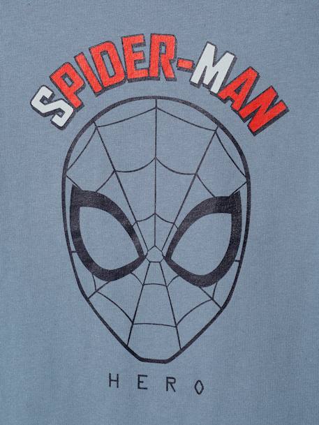 Camisola Homem-Aranha® de mangas compridas, para criança AZUL CLARO LISO COM MOTIVO 