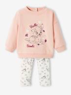 Conjunto de 2 peças Bambi® da Disney, para criança ROSA CLARO LISO COM MOTIVO 