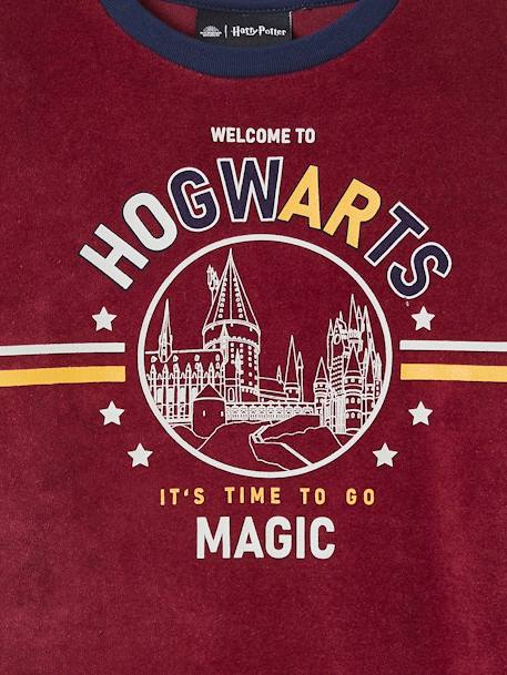 Pijama Harry Potter®, em veludo, para criança AZUL ESCURO LISO COM MOTIVO 