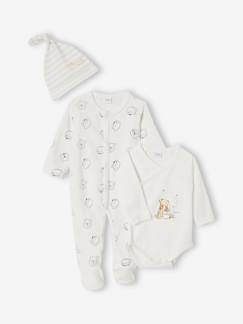 Conjunto pijama + body + gorro, Winnie The Pooh da Disney®, para bebé