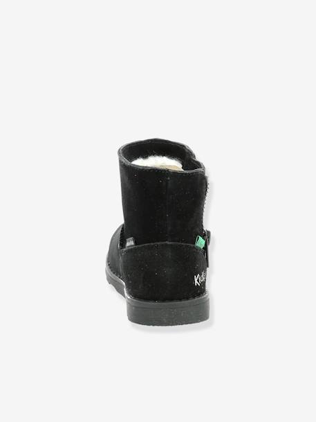 Botas em pele, para criança, Aldiza da KICKERS® castanho+preto 