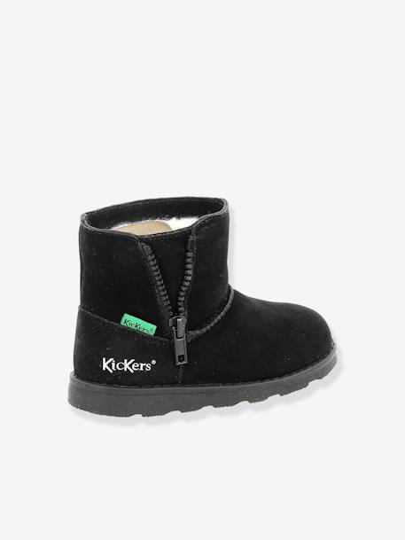 Botas em pele, para criança, Aldiza da KICKERS® castanho+preto 