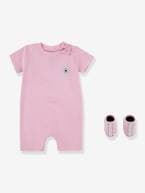 Conjunto de 2 peças, macacão + meias, Lil Chuck da CONVERSE cinzento+rosa 