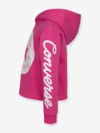 Sweat com capuz, Chuck Patch Cropped Hoodie da CONVERSE cinzento+rosa 