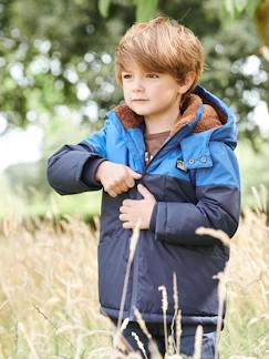 Menino 2-14 anos-Casacos, blusões-Parkas, Sobretudos-Parka técnica, com capuz, para menino