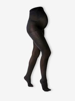 Roupa grávida-Leggings, collants-Collants em espinhado, para grávida