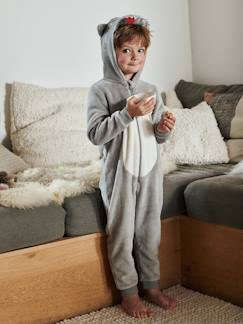 Menino 2-14 anos-Macacão-pijama lobo, para menino