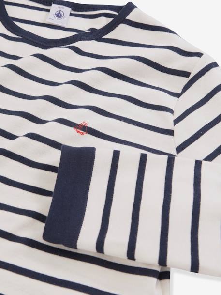 Pijama estilo marinheiro, para criança, da Petit Bateau cru 