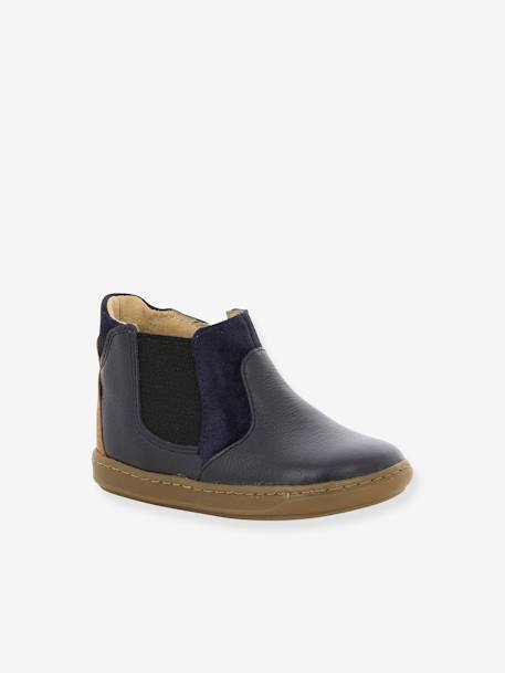 Botas Bouba Chelsea Formosa da SHOO POM®, para bebé caramelo+marinho 