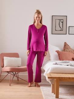 Pijama, especial gravidez e amamentação