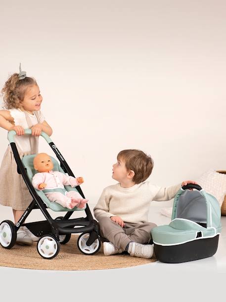 Maxi Cosi Carrinho com Alcofa 3 em 1 - SMOBY rosa+verde 