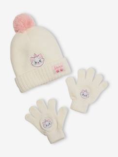 Menina 2-14 anos-Acessórios-Conjunto Marie dos Aristogatos da Disney®, gorro + luvas, para criança