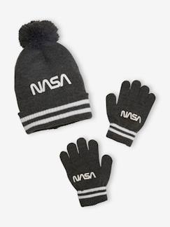 Menino 2-14 anos-Acessórios-Conjunto NASA®, gorro + luvas, para criança