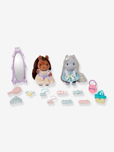 Amigas pónei e o seu conjunto de cabeleireiro - SYLVANIAN FAMILIES branco 