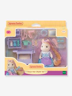 Brinquedos-Jogos de imaginação-Mamã pónei e o seu conjunto de cabeleireiro - SYLVANIAN FAMILIES