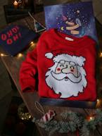 Conjunto de Natal: camisola lúdica e gorro, para menino vermelho 