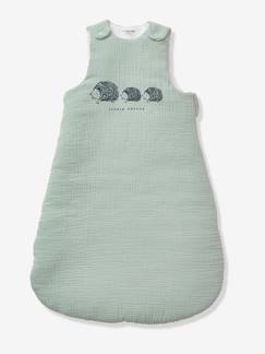 Algodão Biológico-Saco de bebé sem mangas, em gaze de algodão bio*, tema Lovely Nature