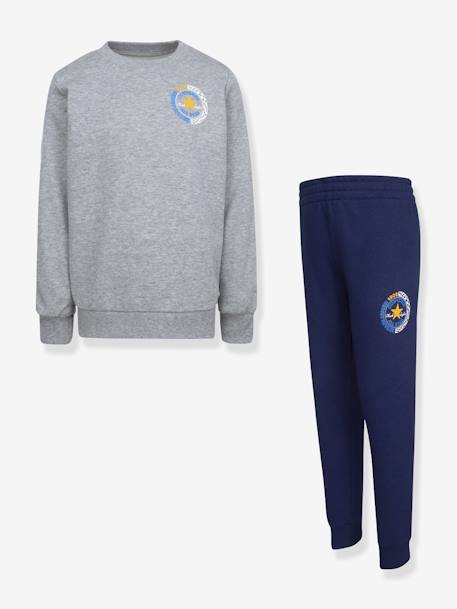 Conjunto calças + sweat, da CONVERSE azul-tinta 