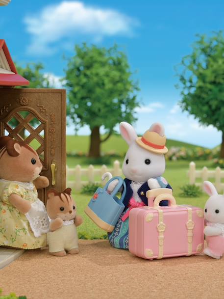 Viagem de fim de semana do coelho de neve - SYLVANIAN FAMILIES branco 