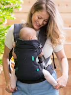Porta-bebé com babete lavável Flip, 4 em 1, da INFANTINO preto 
