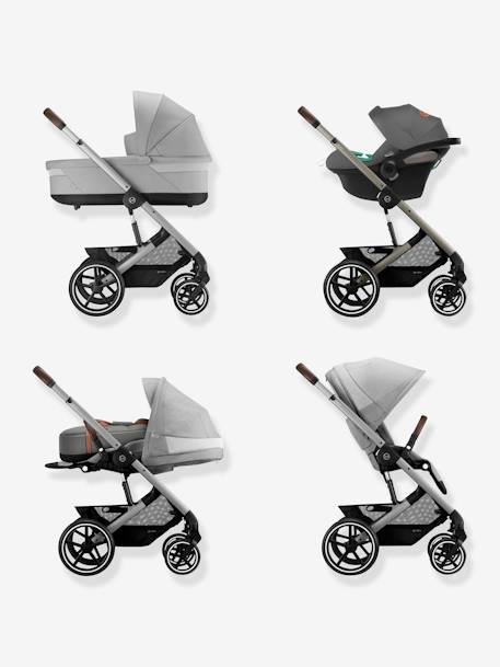 Carrinho de bebé reversível, CYBEX Gold Balios S Lux 2023 azul+bege+cinzento+preto 