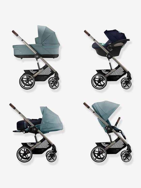 Carrinho de bebé reversível, CYBEX Gold Balios S Lux 2023 azul+bege+cinzento+preto 