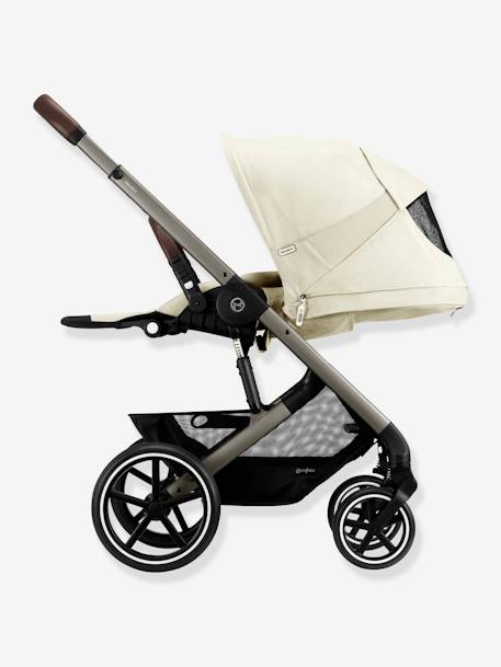 Carrinho de bebé reversível, CYBEX Gold Balios S Lux 2023 bege+cinzento+preto 