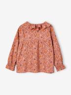 Blusa estampada às flores, para menina rosa+rosa-blush+verde-abeto+verde-água 