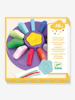 Brinquedos-Atividades artísticas-12 lápis Flores, da DJECO