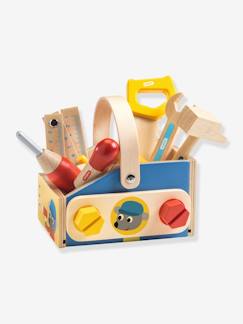 Brinquedos- Jogos de imitação-Casa, bricolagem e profissões-Conjunto de bricolage pequeno, da DJECO