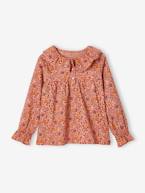 Blusa estampada às flores, para menina rosa+rosa-blush+verde-abeto+verde-água 