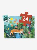 Puzzle de 24 peças, O Passeio do Tigre, da DJECO laranja 