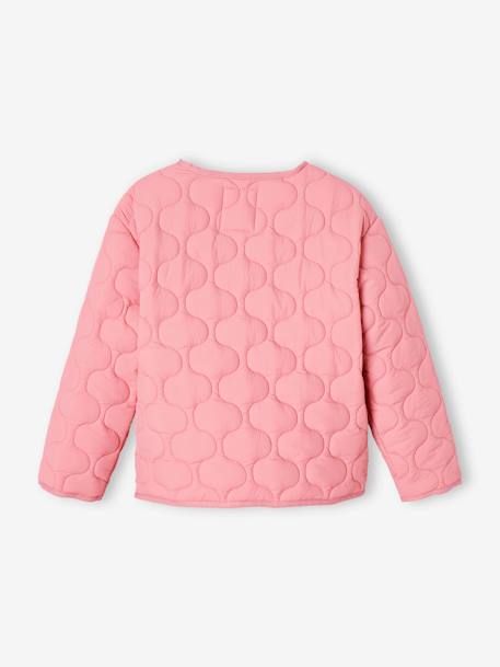 Casaco acolchoado, para menina rosa-blush 