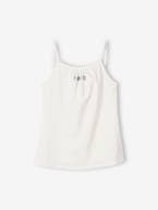 Lote de 3 tops de alças finas Basics, para menina pêssego+rosa-framboesa 