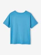 T-shirt maxi, motivo com detalhes em relevo, para menino azul-azure+verde 