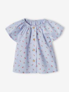 Bebé 0-36 meses-Blusas, camisas-Blusa com mangas borboleta, para bebé