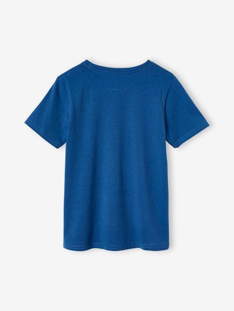 T-shirt de desporto com motivos, para menino azul-rei 