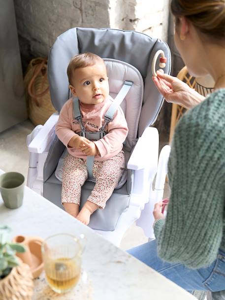 Cadeira alta com várias posições, MagicSeat cinzento-rato+verde-abeto 