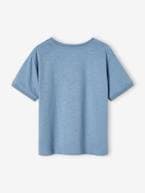T-shirt com mensagem Bee cool, para menino azul-céu 