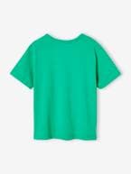 T-shirt maxi, motivo com detalhes em relevo, para menino azul-azure+verde 