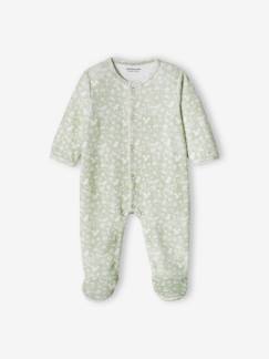 Pijama urso, em veludo, para bebé-Bebé 0-36 meses-Vertbaudet