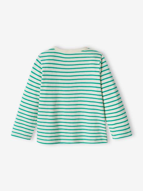 Camisola com mensagem, para bebé menino verde 