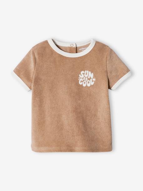 Conjunto em turco, t-shirt + calções, para bebé toupeira 