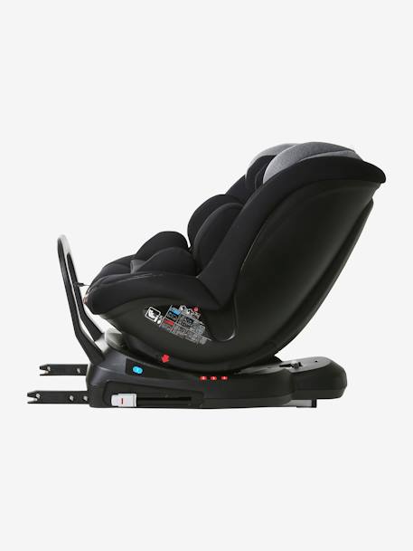 Cadeira-auto rotativa isofix I-Size Spiro, grupo 0+/1, da VERTBAUDET lote preto 