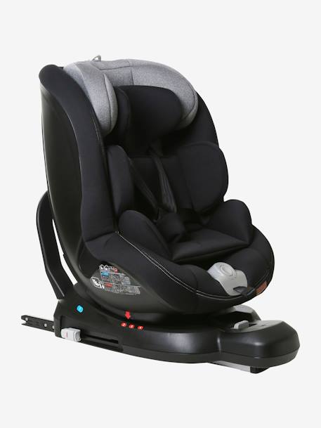 Cadeira-auto rotativa isofix I-Size Spiro, grupo 0+/1, da VERTBAUDET lote preto 