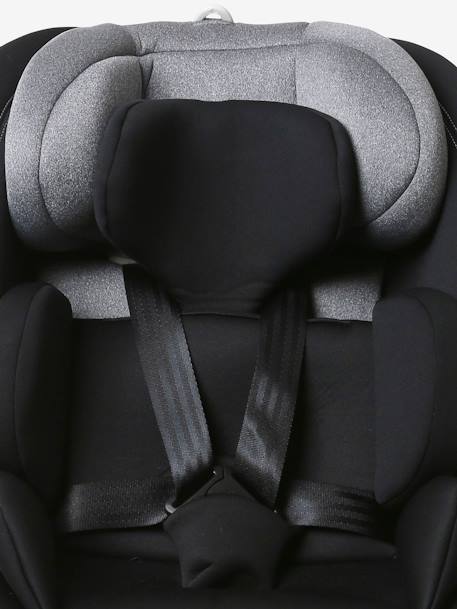 Cadeira-auto rotativa isofix I-Size Spiro, grupo 0+/1, da VERTBAUDET lote preto 