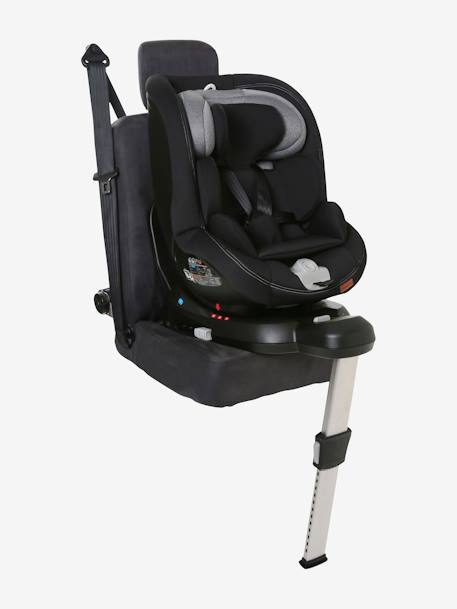 Cadeira-auto rotativa isofix I-Size Spiro, grupo 0+/1, da VERTBAUDET lote preto 